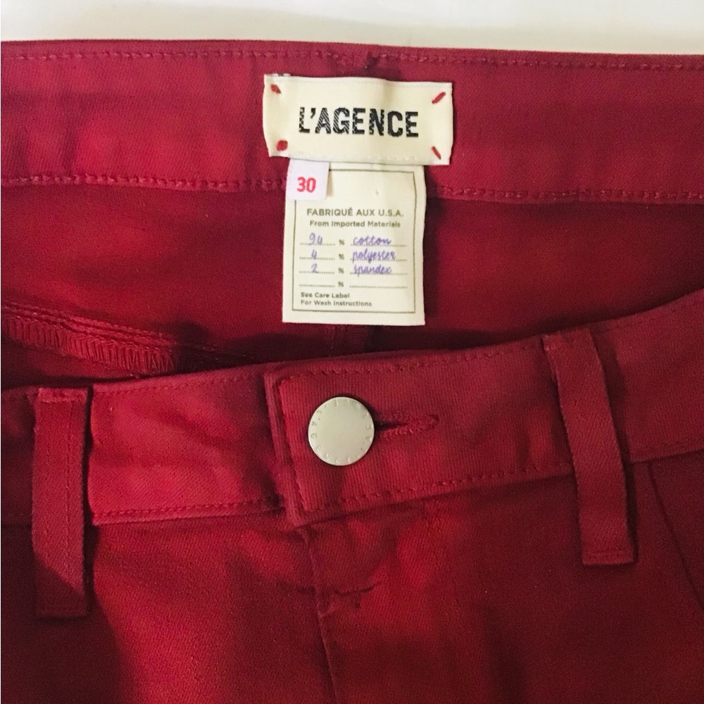 L'AGENCE Marguerite Straight Leg Coated Jean - Picture 11 of 15
